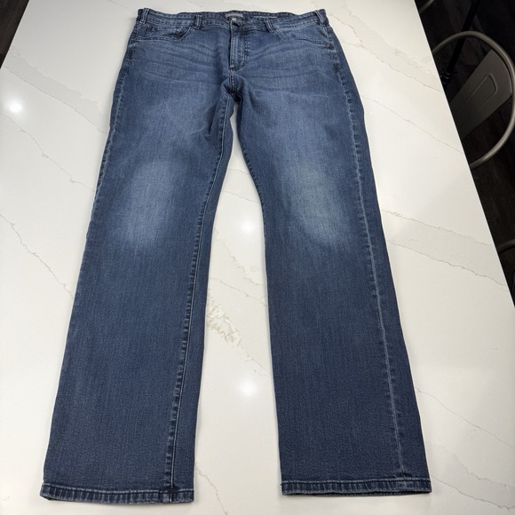 DL1961 Jeans Mens 40x33 Avery Relaxed Straight Seaport Dark Wash DL Ultimate - Picture 7 of 13